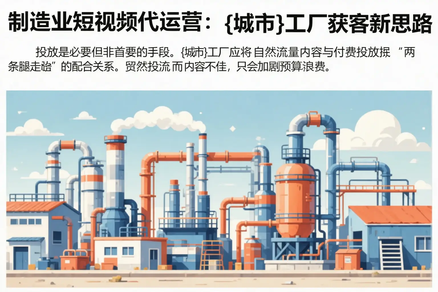 制造业短视频代运营：商洛工厂获客新思路