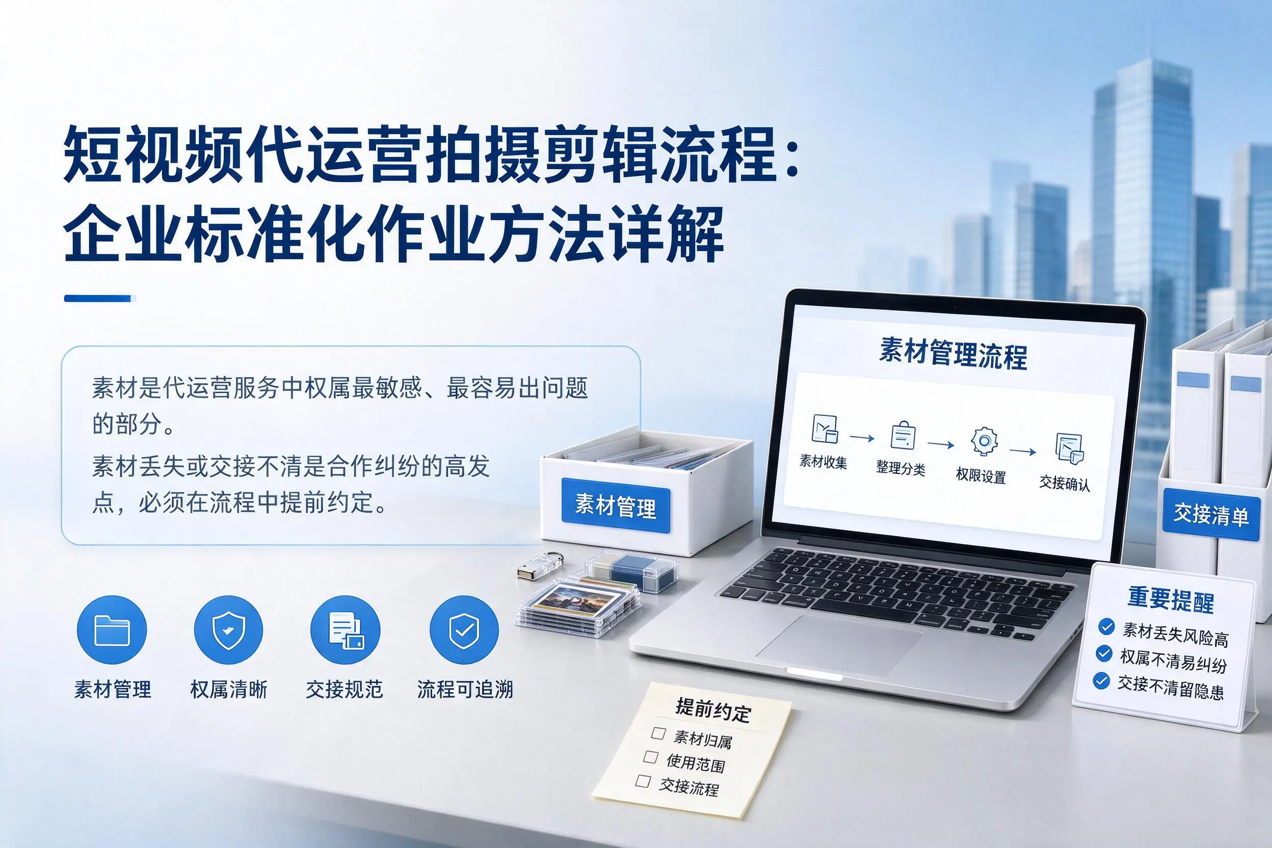短视频代运营拍摄剪辑流程：商洛企业标准化作业方法详解