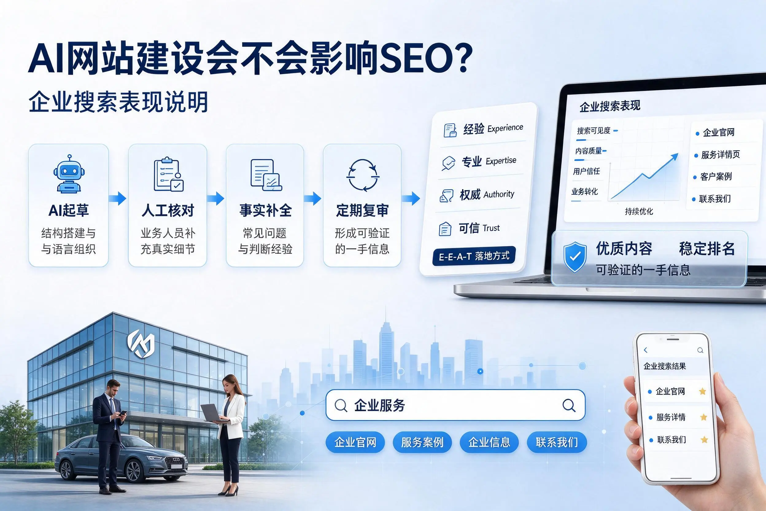 AI网站建设会不会影响SEO?商洛企业搜索表现说明